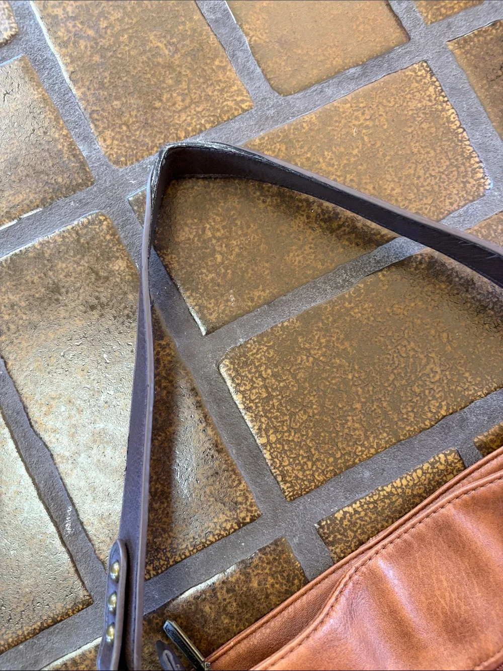 Wrangler Montana West Brown Two-Tone Vegan Leather Hobo Bag